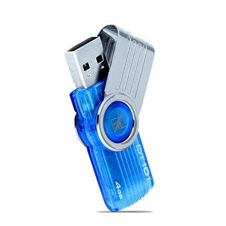 Pen Drive Kingston USB 4GB DT101G2 Azul 